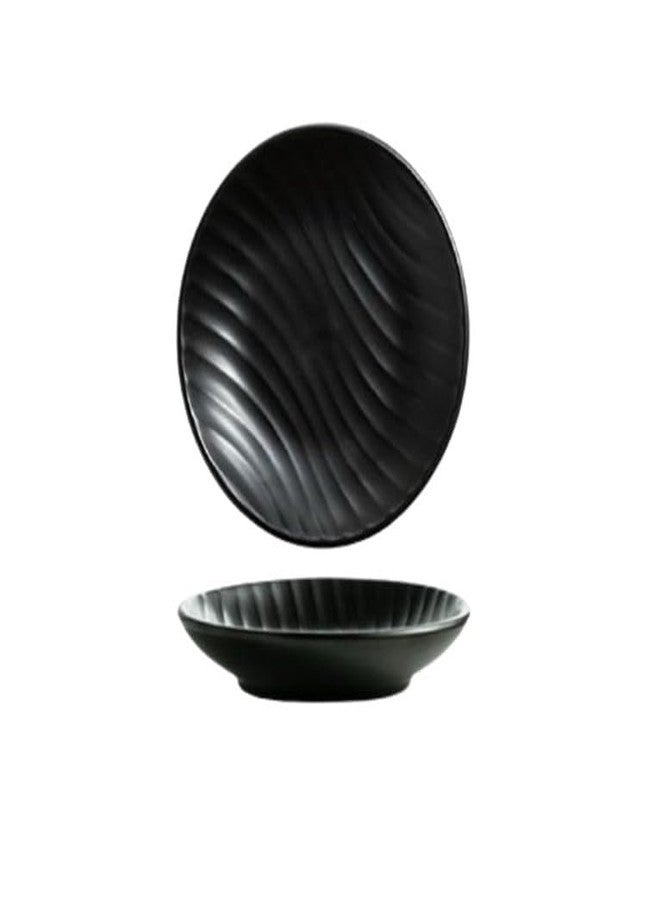 FabSeasons Round Soap Dish Holder- Modern Ceramic Hand Soap Holder, Bar Soap Holder, Soap Tray, Soap Saver for Bathroom, Kitchen Sink, Shower, Countertop, Easy to Clean - Image 1